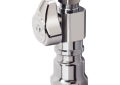 BrassCraft® G2PS14X C G2™ 1/4 Turn Straight Stop, 1/2 x 3/8 in Nominal, Push Connect x OD Compression, 125 psi, Brass Body, Polished Chrome, Domestic