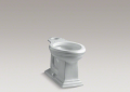 Kohler® 4380-95 Memoirs® Toilet Bowl, Ice Gray™, Elongated Shape, 12 in Rough-In, 2-1/8 in Trapway