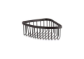 Kohler® 1896-2BZ Medium Shower Basket, 3 in H x 6-1/4 in W x 6-1/4 in D, Stainless Steel, Oil Rubbed Bronze