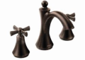 Moen® T4524ORB Wynford™ Widespread Bathroom Faucet Trim, 1.2 gpm Flow Rate, 4-3/8 in H Spout, 8 to 16 in Center, Oil Rubbed Bronze, 2 Handles, Pop-Up Drain, Import