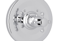 Rohl® A4914XMAPC Traditional Round Thermostatic Shower, Polished Chrome