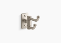 Kohler(R) K-35927-BN Castia(TM) by Studio McGee Double Robe Hook - Vibrant Brushed Nickel