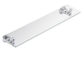 Moen® YB5490CH Vanity Shelf, Kingsley®, 22-3/4 in OAD x 2.89 in OAH, Glass, Import
