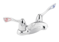 Moen® 8800 M-BITION™ Centerset Bathroom Faucet, Polished Chrome, 2 Handles, 1.2 gpm Flow Rate