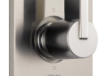 DELTA® T11953-SS 3-Port 6-Setting Diverter Trim, Brilliance® Stainless Steel