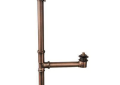 Barclay 5599-ORB Tub Waste and Overflow With Twist and Lift Stopper, Brass, Oil Rubbed Bronze, Import
