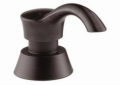 DELTA® RP50781RB Pilar® Soap/Lotion Dispenser, Venetian Bronze, 13 oz Bottle Capacity, Deck Mount, ABS, Import