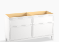 Kohler K-33560-1WA Harken(R) 60" Bathroom Vanity Cabinet - Linen White