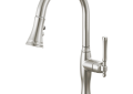 Brizo® 64058LF-SS Pull-Down Kitchen Faucet, 1.8 gpm Flow Rate, Stainless, 1 Handles, 1 Faucet Holes, Spray/Aerated Stream Function, Import