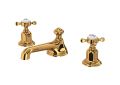 Perrin & Rowe U.3706X-EG-2 Edwardian Bathroom Faucet, 1.2 gpm Flow Rate, Gold, Import
