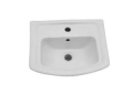 Barclay B/3-381WH Washington™ 460 Lavatory Basin Only, Rectangle Shape, 18-1/8 in W x 14-7/8 in D, Wall Mount, Vitreous China, White, Import