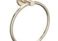 ROHL LO4STN Lombardia Wall Mount Towel Ring - Satin Nickel