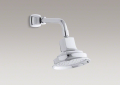 Kohler® 16244-AK-CP Margaux® 1-Function Showerhead With Catalyst® Air-Induction Spray, 2.5 gpm Min, 1 Sprays, Wall Mount, 5-15/16 in Dia x 5-1/4 in H Head