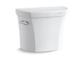 Kohler® 5308-0 Wellworth® Toilet Tank, 1 gpf, Left Hand Lever Flush, White