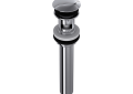 ROHL 5447APC Slotted Touch Seal Dome Drain with 6" Tailpiece - Polished Chrome