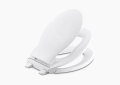 Kohler K-4732-0 Transitions Quiet-Close with Grip-Tight Elongated Toilet Seat - White