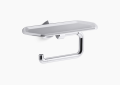 Kohler K-27128-CP Occasion(TM) Toilet Paper Holder with Tray - Polished Chrome
