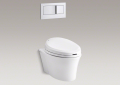 Kohler® 6300-0 1-Piece Toilet, Veil®, Elongated Bowl, 15-3/4 in H Rim, White