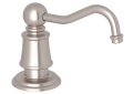 ROHL U.6695STN Georgian Era Deck Mount Soap Dispenser - Satin Nickel
