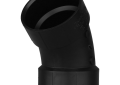Charlotte ABS 00321 1000 Pipe Elbow, 3 in Nominal, Hub End Style, SCH 40/STD, ABS, Domestic