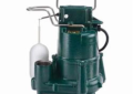Zoeller® 98-0002 Flow-Mate 98-0002 Single Seal Submersible Pump, 72 gpm Flow Rate, 1-1/2 in NPT Outlet, 1 ph, 1/2 hp, Cast Iron