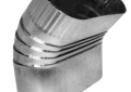 Southwark 115-6 6" 26 Gauge Warm Air 45 Degree Vertical Oval Elbow