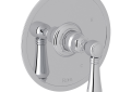Rohl A1410LMAPC Pressure Balance Trim without Diverter - Polished Chrome with Metal Lever Handle