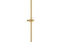 Rohl U.5540-ULB 24" Sliding Rail - Unlacquered Brass