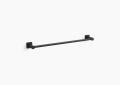 Kohler K-23525-BL Parallel(TM) 24" Towel Bar - Matte Black