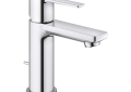 GROHE 2382400A XS-Size Ohm Basin, Lineare New, 1.2 gpm Flow Rate, 1 Handles, 1 Faucet Holes, StarLight® Polished Chrome, Function: Traditional