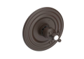 Newport Brass 3-924TR-10B 3/4" Round Thermostatic Trim Plate with Handle - OIl Rubbed Bronze