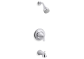 Sterling® TS27377-4G-CP Bath/Shower Faucet Trim Set With Katalyst® Air-Induction Technology, 1.75 gpm Shower, Polished Chrome