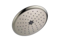 DELTA® RP52382SS Universal Raincan Shower Head, Lahara®, 2.5 gpm, 1 Sprays, Wall Mount, 8-3/4 x 2 in Head, Import
