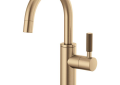 Brizo® 61343LF-C-GL Litze® Beverage Faucet, 1.5 gpm at 60 psi Flow Rate, Luxe Gold, 1 Handle
