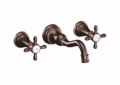Moen® TS42112ORB Weymouth™ Bathroom Faucet, 1.2 to 1.5 gpm Flow Rate, 5-1/4 in H Spout, 8 in Center, Oil Rubbed Bronze, 2 Handles, Pop-Up Drain, Function: Traditional