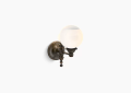 Kohler K-22546-SC01-BZL Damask(R) One-Light Lacemaker Sconce - Oil Rubbed Bronze