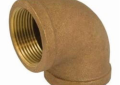Jones Stephens™ B74345LF Lead Free Pipe Elbow, 1 x 3/4 in Nominal, Thread End Style, Bronze