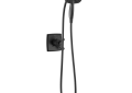 DELTA® T17264-BL-I Monitor® 17 Shower Trim With In2ition® 2-in-1 Shower, 6.2 gpm Valve, 1.75 gpm Shower, Matte Black
