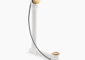 Kohler K-7213-2MB Clearflo Cable Bath Drain with PVC Tubing - Vibrant Brushed Moderne Brass