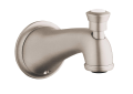 GROHE 13603EN0 Seabury Wall Mounted Tub Spout With Diverter, 3/4 in FNPT Connection, StarLight® Brushed Nickel, Import