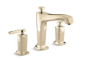 Kohler® T16236-4-AF Margaux® Bath Tub Faucet Trim, 12 gpm Flow Rate, Vibrant® French Gold, 2 Handles, Function: Traditional