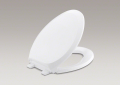 Kohler K-4713-0 French Curve Elongated Toilet Seat with Quiet-Close and Grip-Tight - White