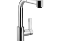Dornbracht 33870790-06 Elio Single Handle Kitchen Faucet with Pull-Out Spray - Matte Platinum