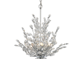 Elk 45262/6 Crystique 20'' Wide 6-Light Chandelier - Polished Chrome