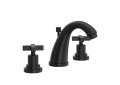 ROHL A1208XMMB-2 Lombardia C-Spout Widespread Bathroom Faucet - Matte Black