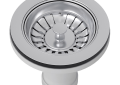 Rohl 733-PC Basket Strainer Without Remote Pop-Up - Polished Chrome
