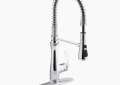Kohler K-29106-CP Bellera(R) Semi-Professional Kitchen Sink Faucet with Three-Function Sprayhead - Polished Chrome
