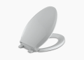 Kohler K-4636-95 Cachet Quiet-Close1 Elongated Toilet Seat with Grip-Tight - Ice Grey