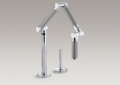 Kohler 6227-C11-CP Articulating Deck-Mount Kitchen Faucet