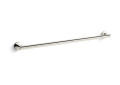 Kohler® 78374-SN 78374 Components® Wall Mount Towel Bar, 30 in L Bar, 2-3/8 in OAH 2-15/16 in OAD, Zinc/Brass